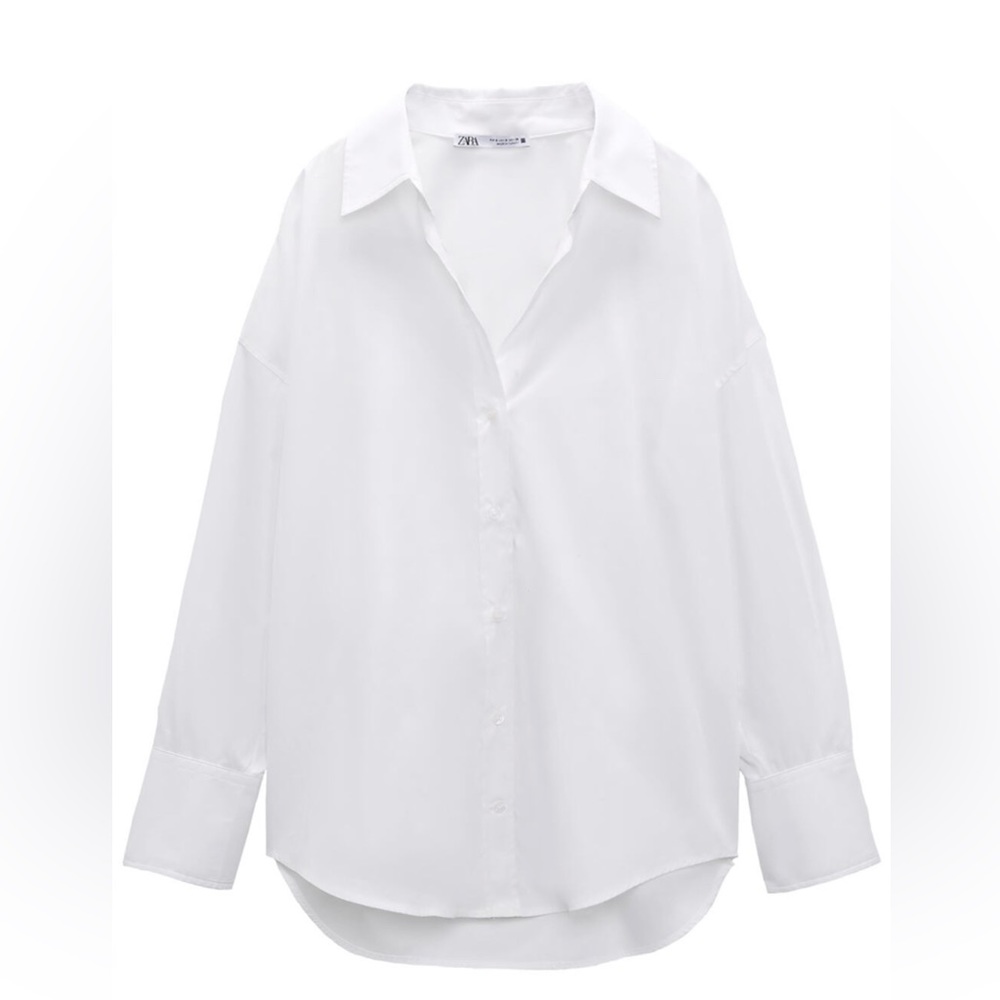 NWT! Zara white button up